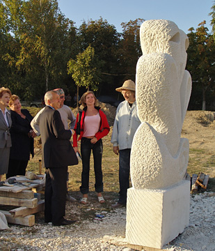 Bildhauer-Symposium in Donezk
